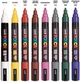 Набор маркеров Uni Posca PC-5M Dark Color 8 шт (PC-5M DARK COLOR 8C) - изображение 3