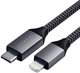 Кабель USB-C to Lightning Satechi USB-C to Lightning Cable Space Gray (1.8 m) (ST-TCL18M) - зображення 3