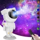 Большой лазерный LED ночник проектор галактики астронавт на луне для детей Astronaut детский светильник космонавт звездное небо с RGB пультом 8 режимов туманностей - изображение 5
