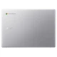 Ноутбук Acer Chromebook CB311-12H 11", Intel C N100, 8GB, F128GB, UMA, ChromeOS, сріблястий - зображення 9