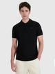 Поло длинное мужское 4F 4FWMM00TPTSM366-20S 2XL Черное (5905700402855) - изображение 1