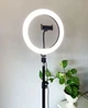 Кільцева світлодіодна LED лампа Ring Fill Light QX300 30 см зі штативом 75-210см, світлодіодне LED кільце від USB, набір для блогера 3 режиму - зображення 10