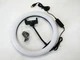 Кольцевая светодиодная LED лампа Ring Fill Light QX300, 30 см с креплением (держателем) для телефона, теплый холодный свет - изображение 6