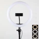 Кольцевая светодиодная LED лампа Ring Fill Light QX300, 30 см с креплением (держателем) для телефона, теплый холодный свет - изображение 7