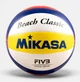 Мяч для пляжного волейбола Mikasa Beach Classic BV552C-WYBR размер 5 - изображение 1