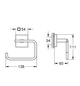 Тримач для туалетного паперу Grohe Quick Fix Start Cube 40978DC0 - изображение 3