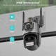 Уличная поворотная камера ночного видения IP Wi-Fi 6 Mpx на 2 независимых объектива на ACSee - изображение 7