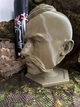Тримач підставка під тактичні шоломи каски FAST, MICH Козак, тримач головних уборів універсальний подарунковий, настільна підставка колір хакі - изображение 5