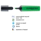 Маркер Highlighter e-345 2-5 мм клиновид. зелёный - изображение 2