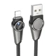 Кабель для зарядки телефона Apple iPhone и передачи данных USB - Lightning BOROFONE BU49 |2.4A, 120см| Черный - изображение 1