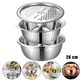 Набір миска друшляк тертка Kitchen Ware 3 предмета - зображення 11