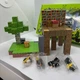 Магнитный конструктор Майнкрафт Minecraft Дом + Дерево + Человечки 128 деталей, магнитные блоки minecraft - изображение 2