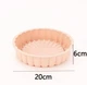 Круглая силиконовая форма для выпечки и десертов Baking Mold кондитерская форма для торта из савоярди / кекса / бисквита / пирога, 20х6 см, розовая (101737001) - изображение 9