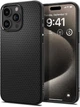 Чохол Spigen для iPhone 15 Pro Max - Liquid Air, Matte Black (ACS06562) - зображення 1