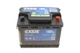 Акумуляторна батарея 62Ah/540A 242x175x190/+R/B13 Excell EB620 EXIDE - изображение 1
