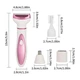 Эпилятор женский для лица и тела Geemy GM-3161 4в1 аккумуляторный 3W Pink (3_06127) - изображение 2