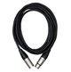 Микрофонный кабель XLR Male — XLR Female Cascha CCAM1BK3 3м - изображение 3
