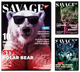 Набір зошитів для записів YES А4/96 кл Savage гібрид, упаковка 3 шт (682009) - зображення 1