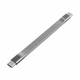 Кабель USB Type-C MISSION 40 Gbit, 250 W, 8K гибкий с брелоком, серый - изображение 4