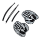 Лопатки для плавання Arena VORTEX EVOLUTION HAND PADDLE (95232-015) сірі, розмір L - зображення 2