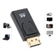 Перехідник - конвертер DisplayPort to HDMI 4K 1080P адаптер для передачі відеосигналу на ПК / ноутбук / проектор HDTV, 7х2.3х1.9 см, чорний (102435761) - зображення 5
