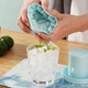 Силиконовая форма для льда Ghiaccio многоразовый контейнер для заморозки воды с крышкой, 7.8х9.1 см, голубой (102469837) - изображение 5