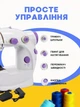 Портативная мини швейная машинка 4 в 1 с педалью 2 скорости YooSoo Mini Sewing Machine SM201 250 Вт - изображение 3