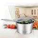 Ківш із кришкою Maestro MR-3505-16S 1.25 л 16х9,5 см - зображення 4