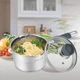 Ковш с крышкой Maestro MR-3507-16S 1.7 л 16 см 3374786 - изображение 4