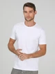 Набор футболок хлопковых длинных мужских Ray U0102-WHI-WHI XL 2 шт Белый (RAY2000000029979) - изображение 2