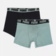 Набір трусів боксерів чоловічих бавовняних Puma Men Everyday Basic Boxers 93832027 S 2 шт Olive Green/Black (8720245812009) - зображення 1