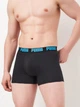 Набір трусів боксерів чоловічих бавовняних Puma Men Everyday Basic Boxers 93832028 S 2 шт Blue/Grey Melange (8720245812016) - зображення 3