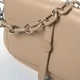 Женская сумка Fashion из искусственной кожи с клапаном на магнитной кнопке и съемной ручкой PR-250317-40031 бежевый - изображение 2