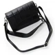 Женская сумка Fashion с замком, двойным отделением и съемной ручкой PR-250317-40051 черный - изображение 3