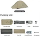 Палатка сверхлегкая двухместная Naturehike Cloud Up Pro CNK2350WS020 20D Песочная (6927595776988) - изображение 2