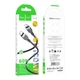 Кабель синхронизации Hoco X109 Silicone 60W/3A Type-C to Type-C 3m Black (35922_3605826) - изображение 3