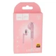 Проводные наушники HOCO M39 Rhyme with mic, 3.5mm, 1.2m, pink - изображение 3
