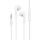 Проводные наушники HOCO M39 Rhyme with mic, 3.5mm, 1.2m, white - изображение 1