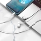 Проводные вакуумные наушники HOCO M99 Celestial universal earphones with microphone, 3.5mm, 1.2m, white - изображение 4