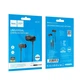 Проводные наушники HOCO M122 Power metal universal earphones with microphone, 3.5mm, 1.2m, black - изображение 4