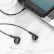 Проводные наушники HOCO M123 Glory universal earphones with microphone, 3.5mm, 1.2m, black - изображение 5
