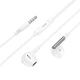 Проводные наушники HOCO M123 Glory universal earphones with microphone, 3.5mm, 1.2m, white - изображение 2