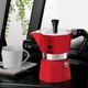 Гейзерная кофеварка BialeStorei Moka Express 60 мл. 1 чашка Красная Store - изображение 8