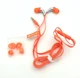 Проводные вакуумные наушники YISON CX330, 3.5mm, 1.2m, orange - изображение 3