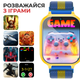 Детские смарт-часы Jetix G100 Pink / Purple / Yellow-Blue (G100-RA) - изображение 5