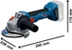 Акумуляторна бещіткова кутова шліфмашина Bosch GWS 18V-8 solo (06019N9000) - зображення 8