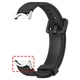 Ремешок силиконовый с металлическим креплением Mi Jobs Premium Comfort для фитнес браслета Xiaomi Mi Band 10/9/8 Dark Blue + Silver (mrk6698) - изображение 2