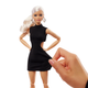 Кукла Барби Базовая Платиновая Блондинка в черном мини-платье Barbie Signature Basics Model 02 Platinum Blonde (JBH71) - изображение 3