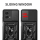 Чохол Hide Shield для Motorola Edge 50 Fusion протиударний бампер з підставкою кільцем Black - зображення 4
