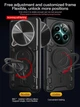 Чехол Magnetic Shield для Realme 12 Plus 5G / RMX3867 бампер противоударный с подставкой кольцом Black - изображение 8